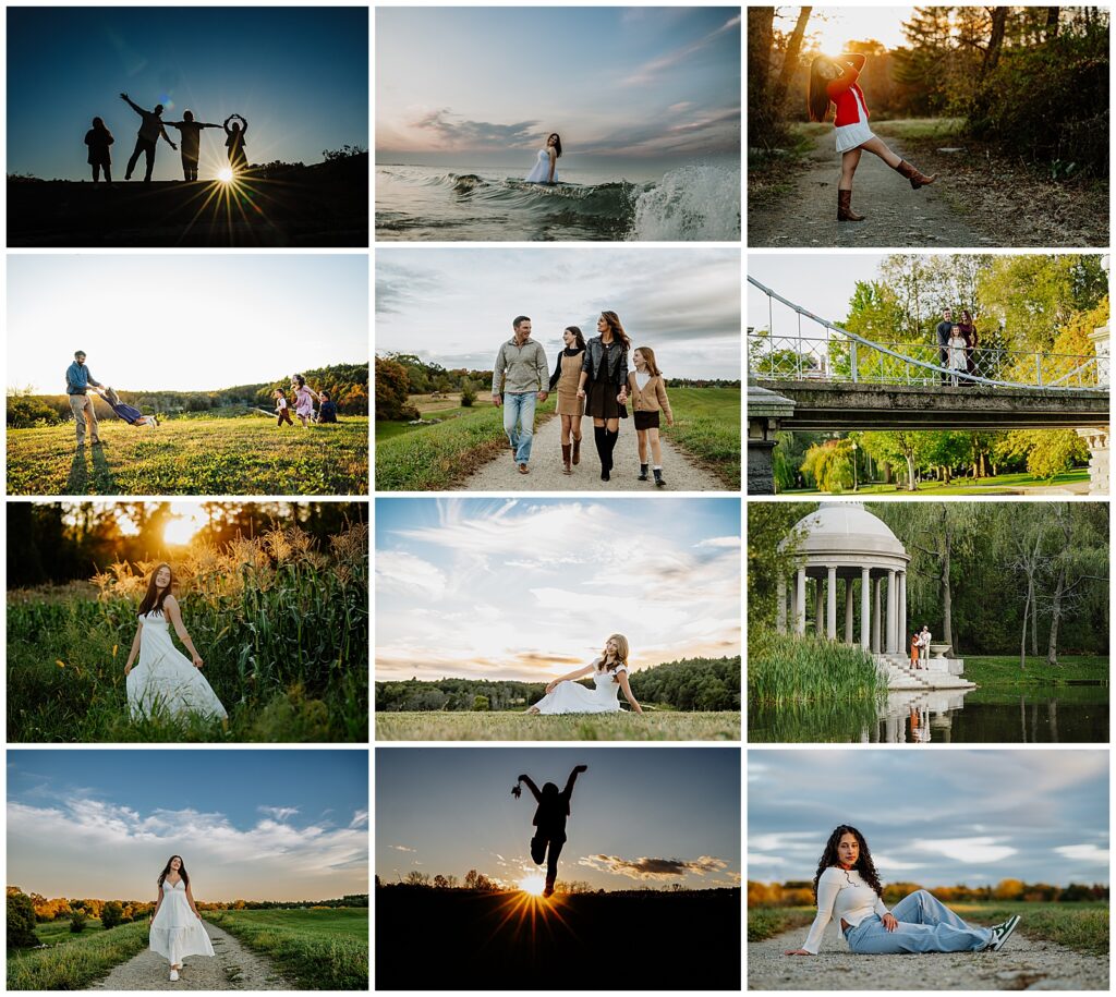 Wide angle images showing Boston Photography