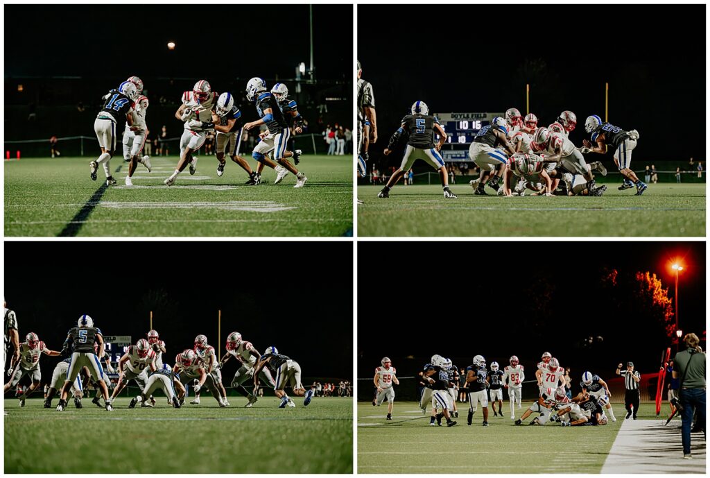 Catholic Memorial Football game action
