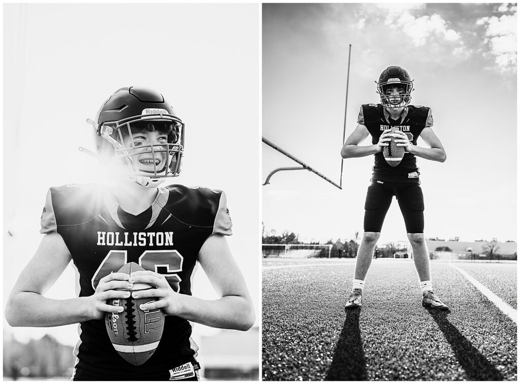 Dynamic football session for youth athlete