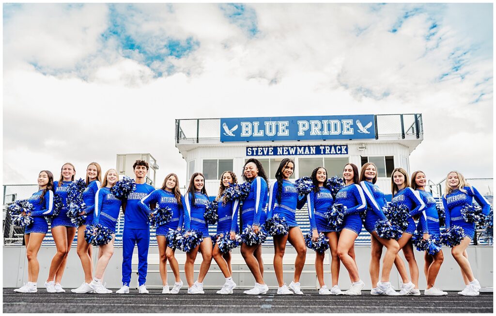 High School Cheer team photo