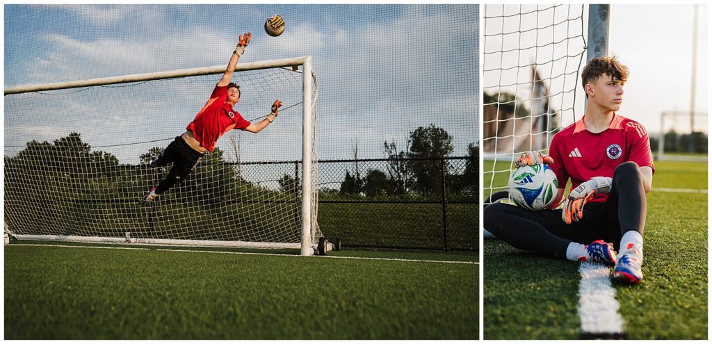 Athlete recruiting photo session Boston for soccer