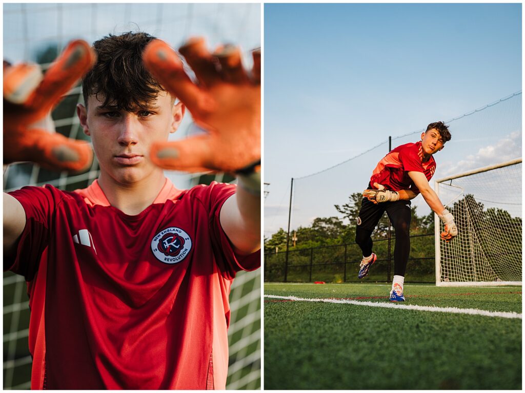 Athlete recruiting photo session Boston