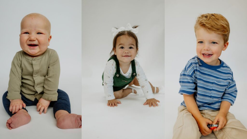 Natural smiles during a school portrait session in Hopkinton MA